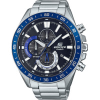 Casio Edifice Ρολόι Χρονογράφος Μπαταρίας με Ασημί Μεταλλικό Μπρασελέ EFV-620D-1A2VUEF